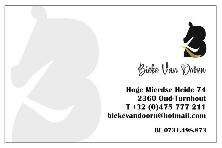 Bieke van Doorn - Jumping Coach